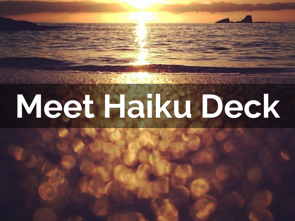 Meet Haiku Deck for iPhone