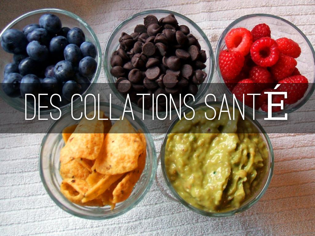 des collations santé