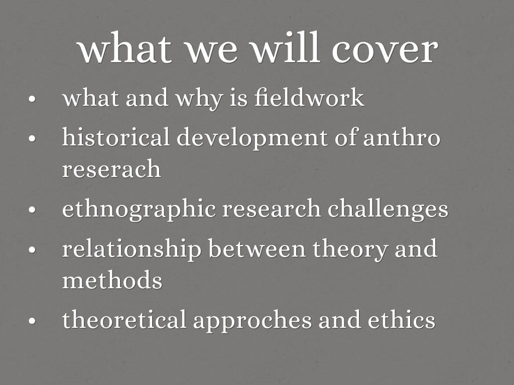 Anthropology Research