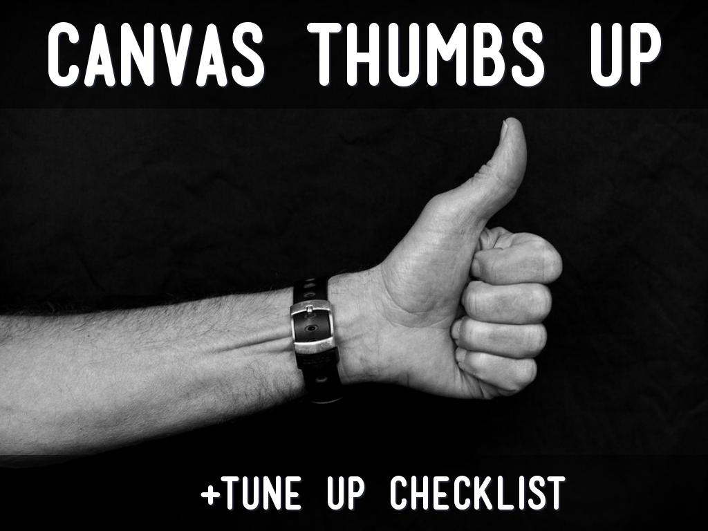 Canvas Regional User Grp Thumbs & Tune Up