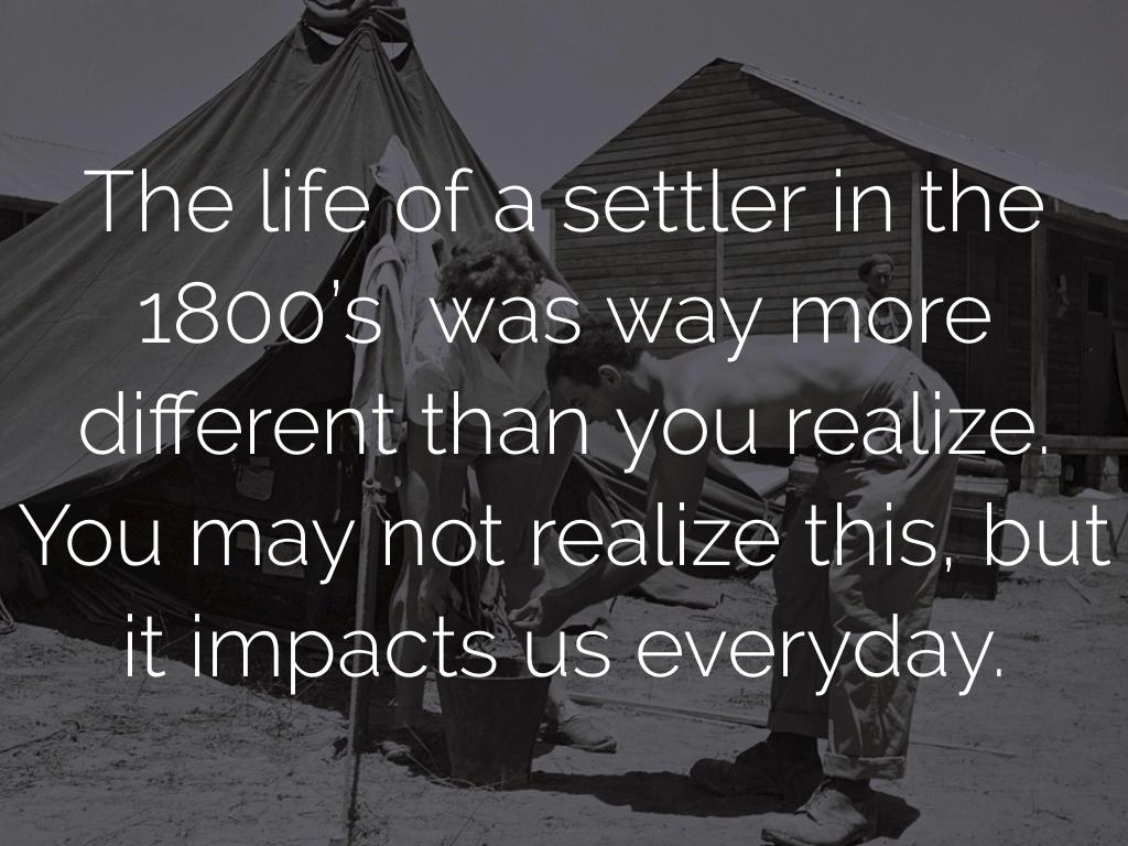 Copy of Early Settlers Then And Now by Maxwell Penner