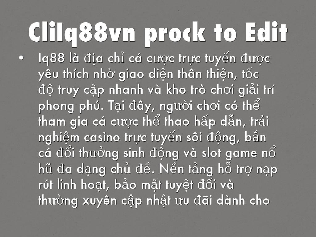 CliIq88vn prock to Edit