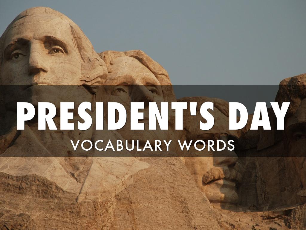 President's Day Vocabulary Words