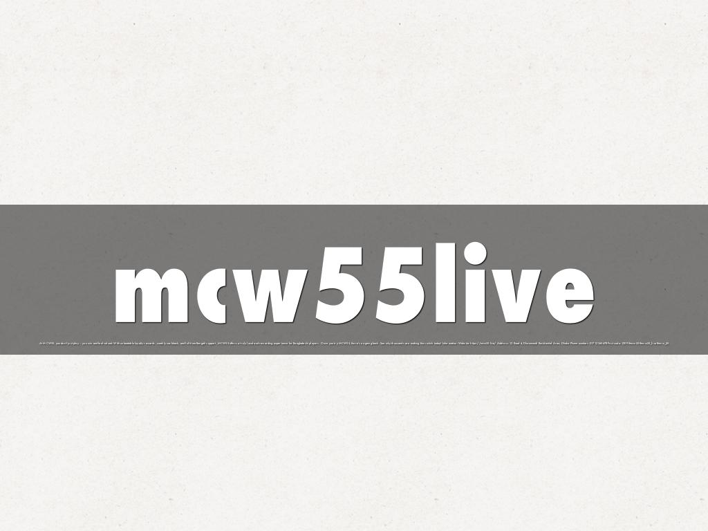 mcw55live