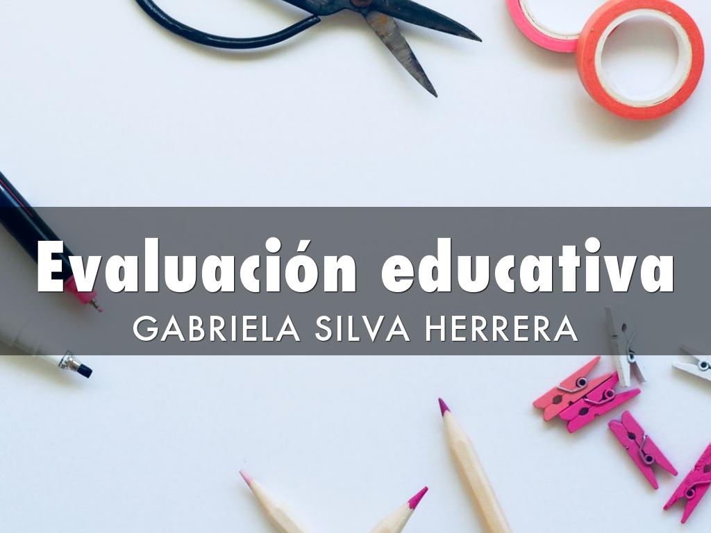 Evaluación educativa