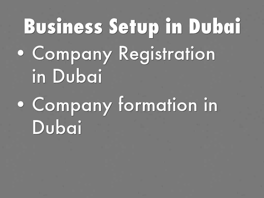 Business Setup in Dubai
