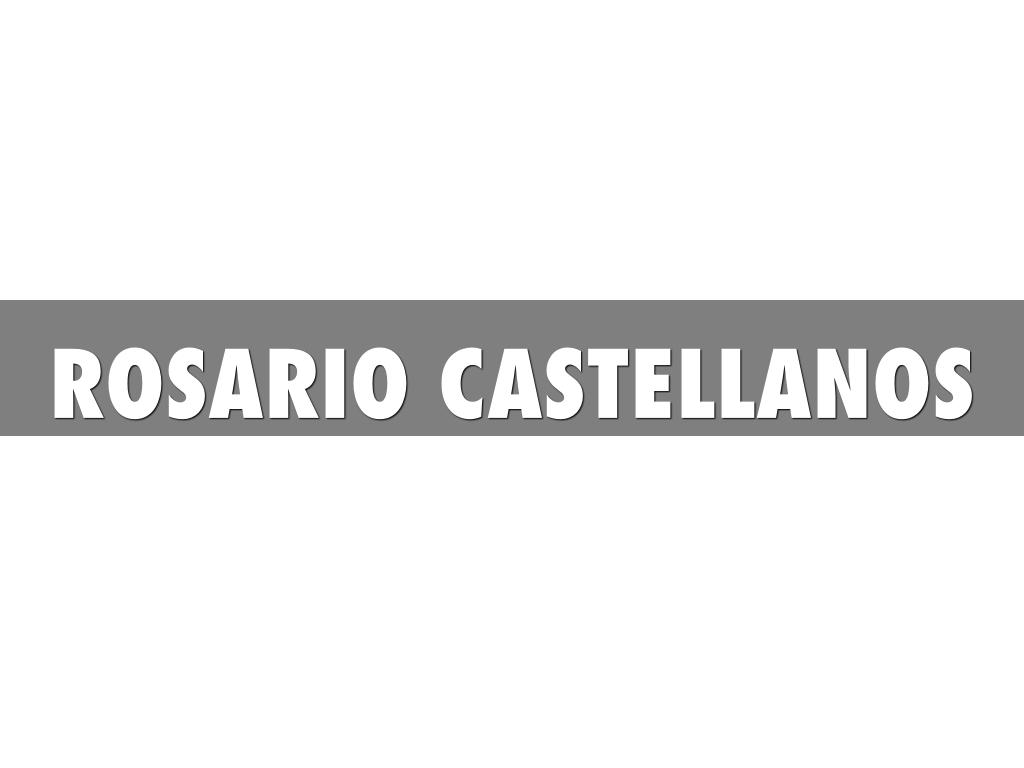 Rosario Castellanos