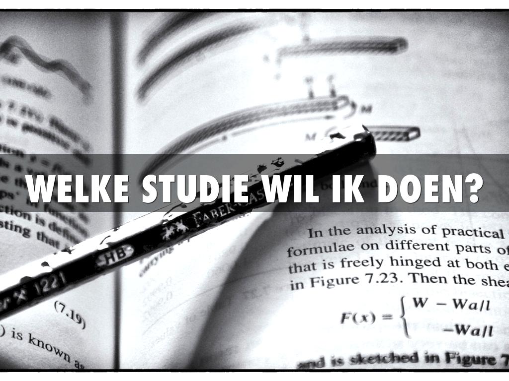 Mijn studiekeuze