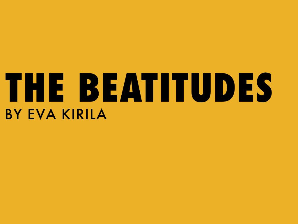 Beatitudes