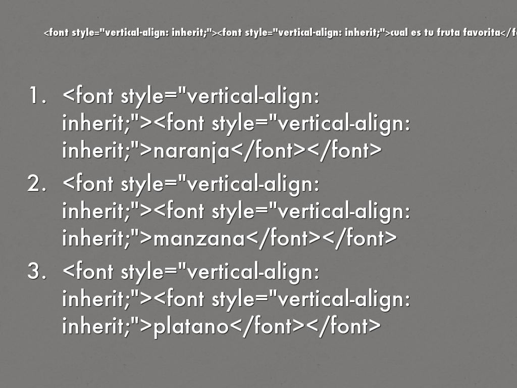 <font style="vertical-align: inherit;"><font style="vertical-align: inherit;">cual es tu fruta favorita</font></font>