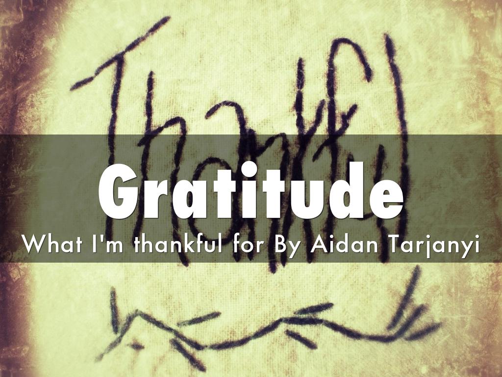 Gratitude