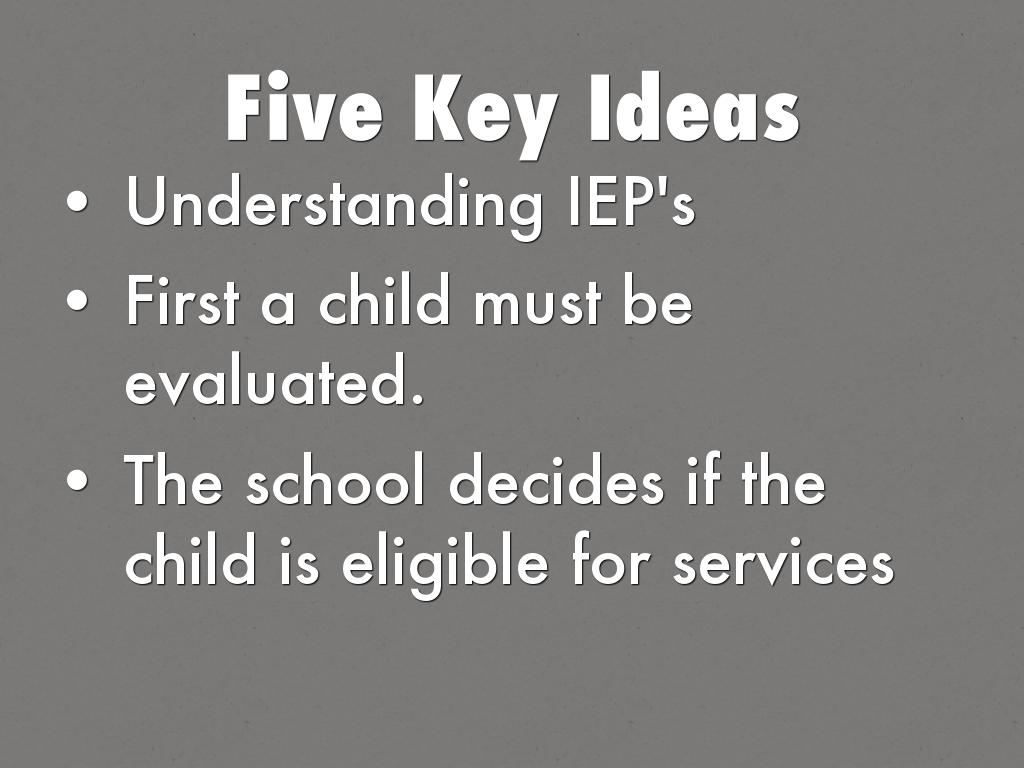 Five Key Ideas