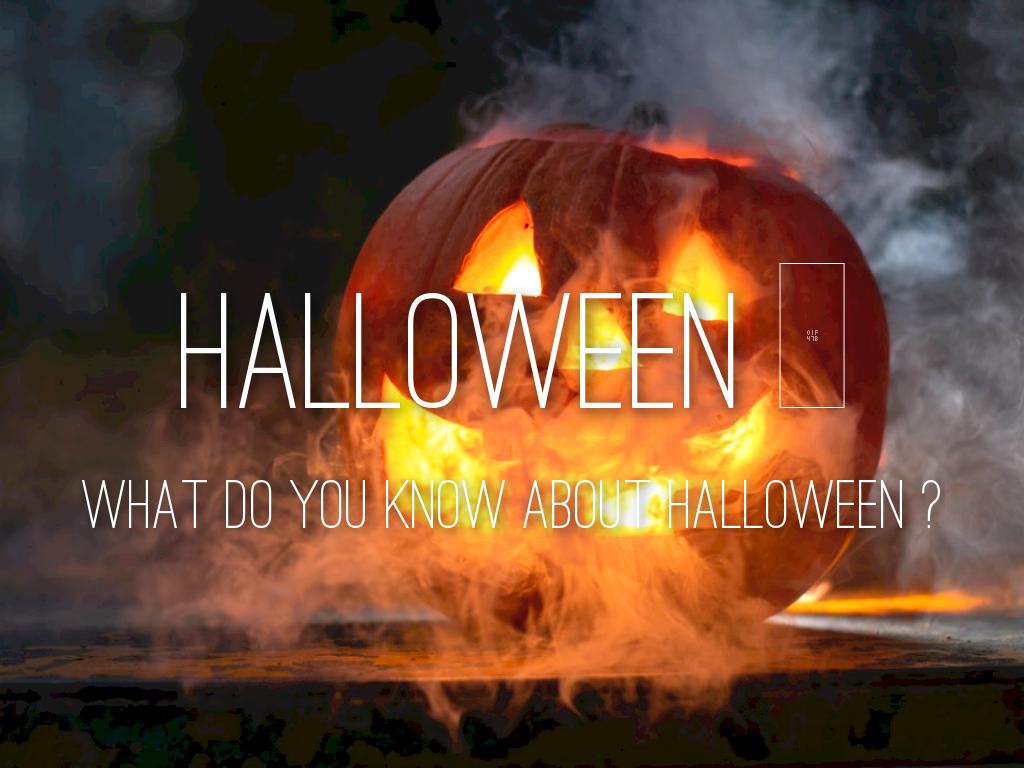 Exposé Anglais Halloween 