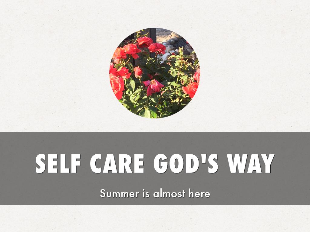 Self Care God's Way