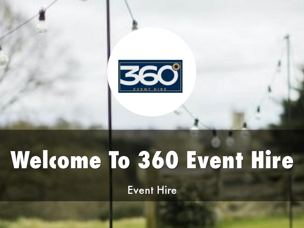 360 Event Hire Presentation