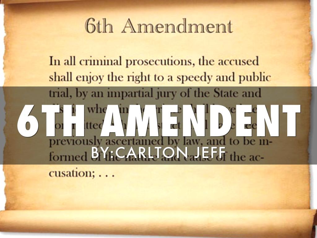 6th Amendment 