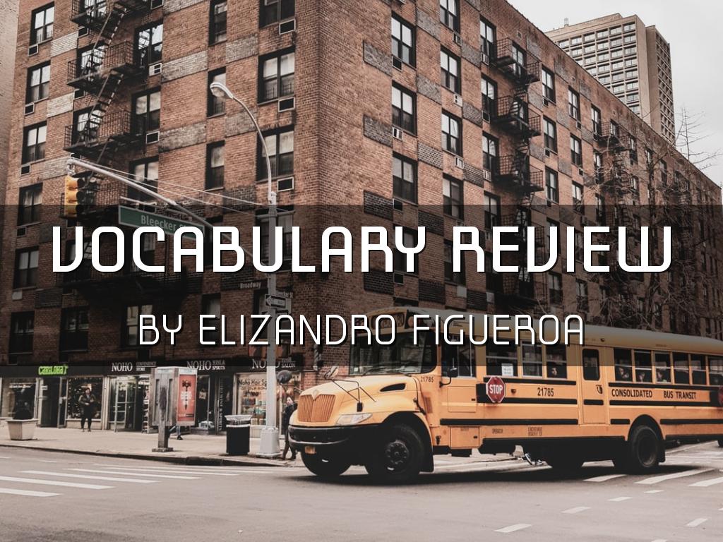 Vocabulary English Project