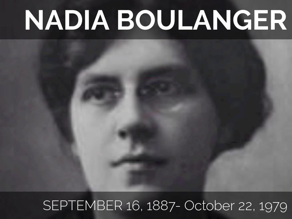 Nadia Boulanger 