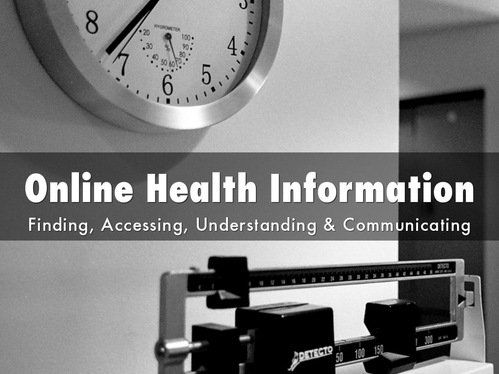 Copia di Online Health Information