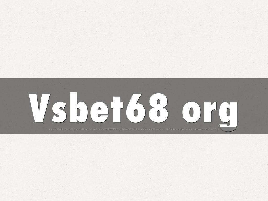 Vsbet68 org