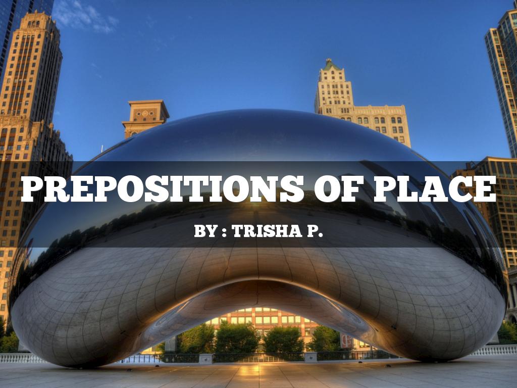 Prepositions Of Place