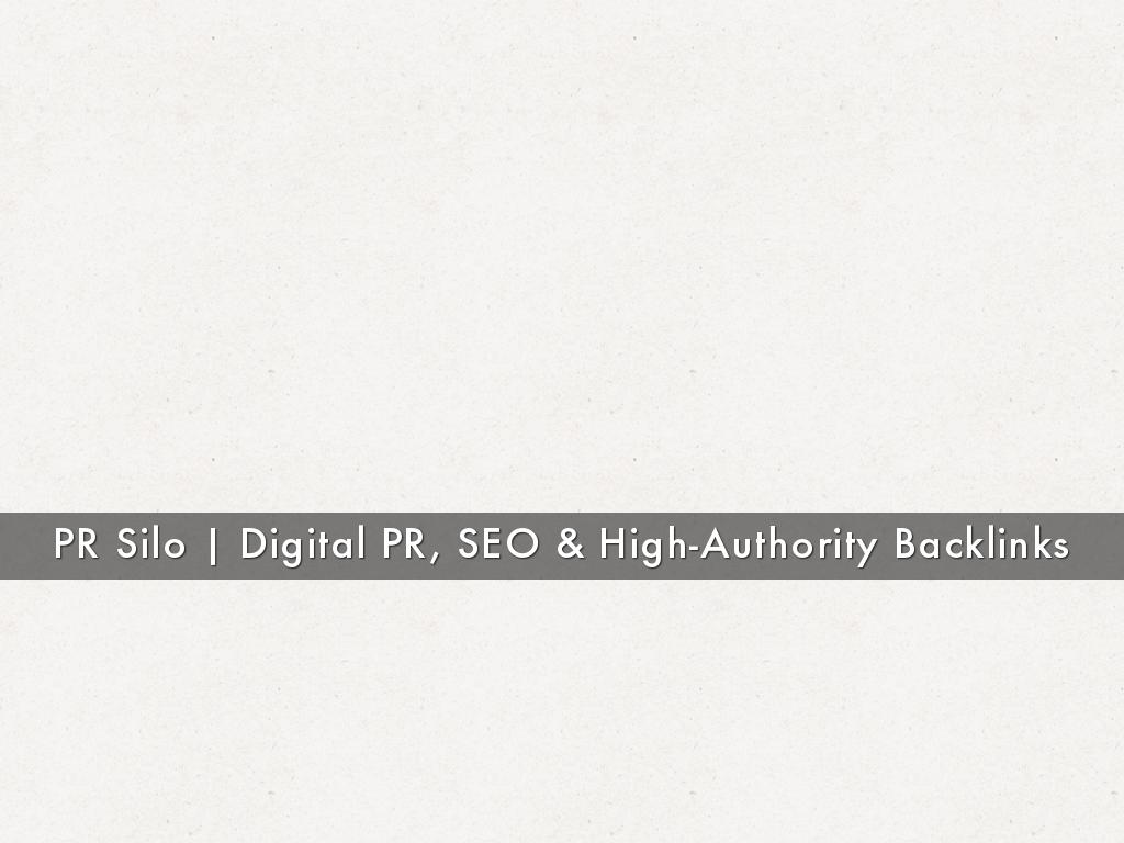 PR Silo | Digital PR, SEO & High-Authority Backlinks
