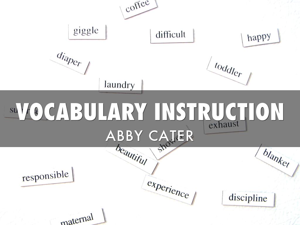 Vocabulary