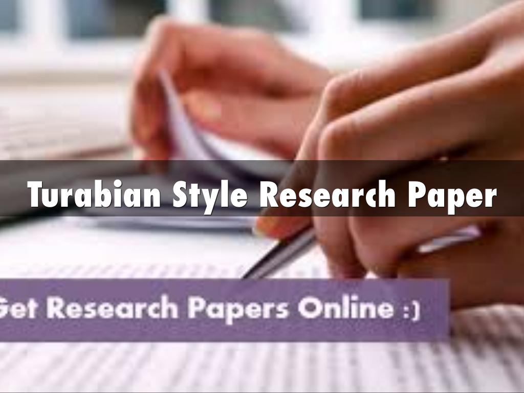 Turabian Style Research Paper