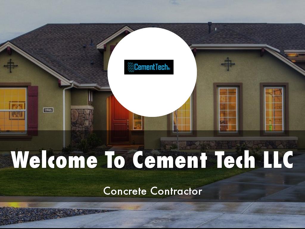  Cement Tech LLC Presentation