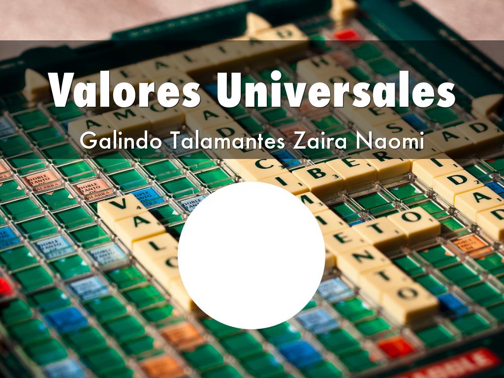 Valores Universales