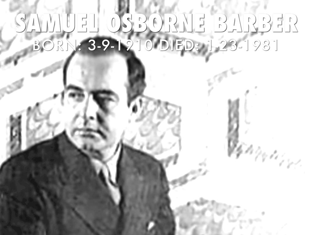 Samuel Osborne Barber