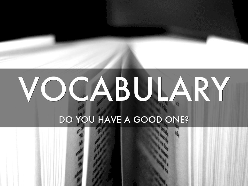 Vocabulary 