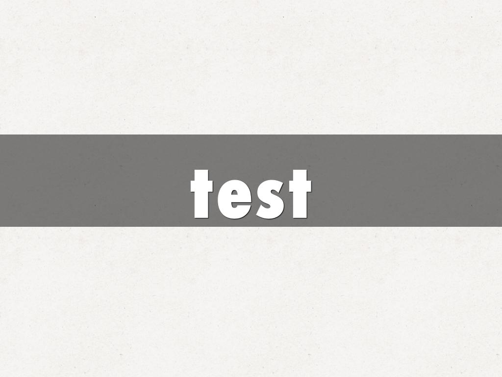 test