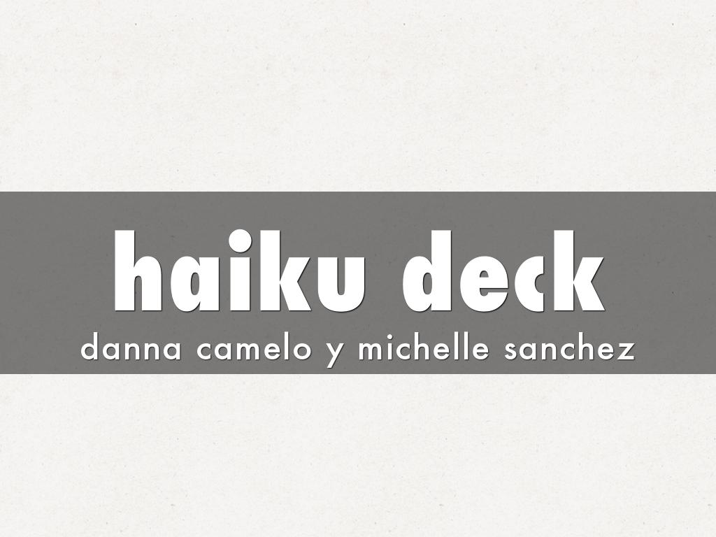 haiku deck