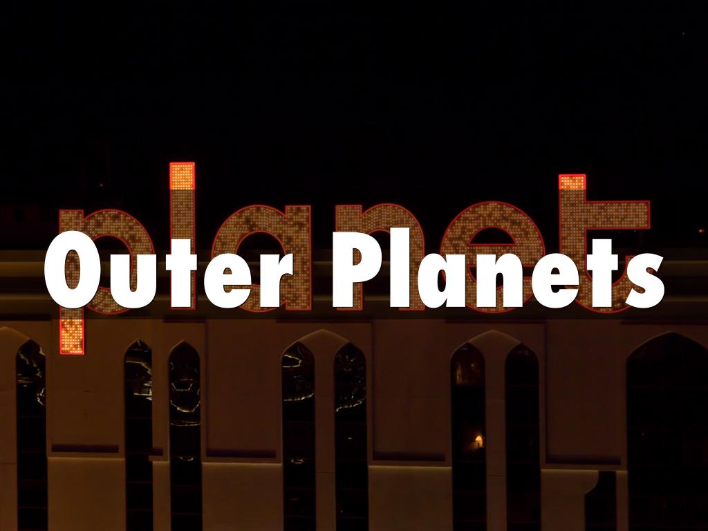 Outer Planets