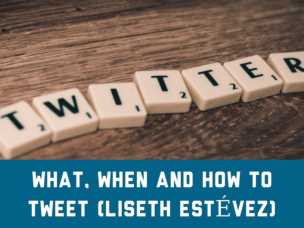 Good practices (and tips) tor tweeting