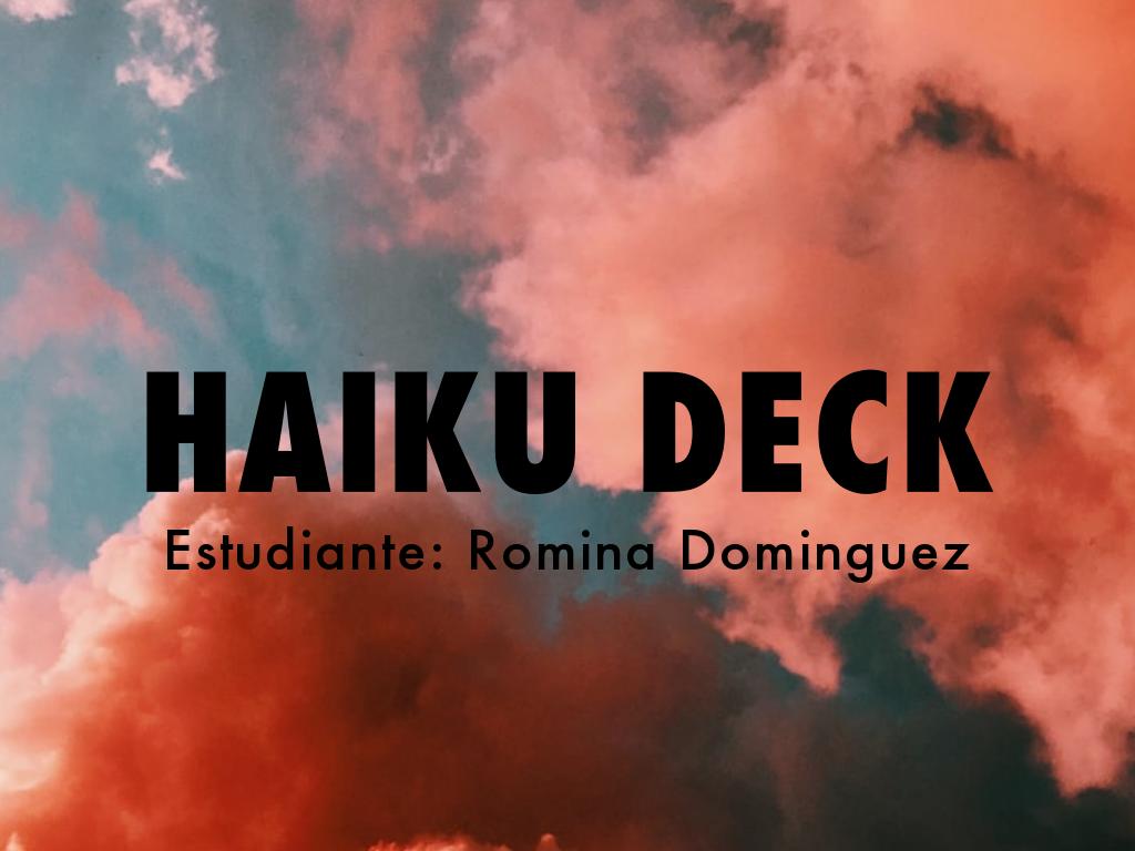 HAIKU DECK