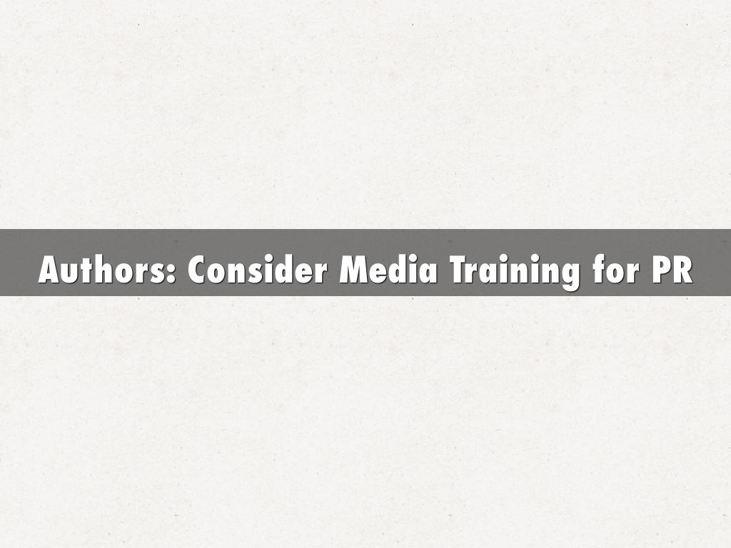 Authors Need to be Considered as Newsworthy