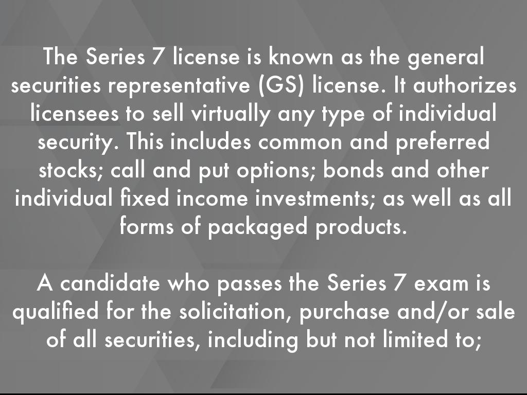 Which Of The Following Products Requires A Securities License