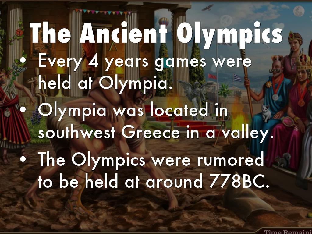 The Ancient Olympics