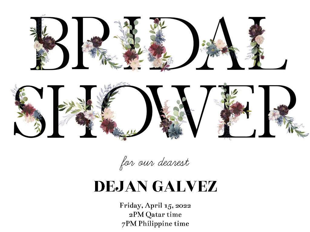 Dejan's Bridal Shower