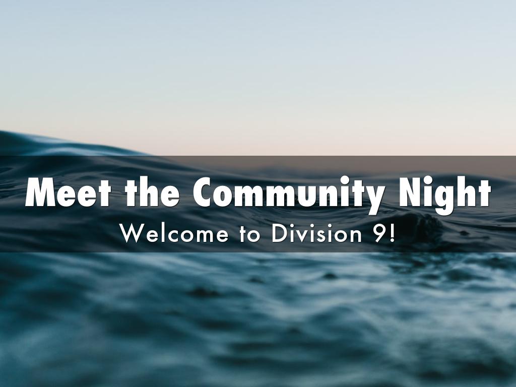 Meet the Teacher Night