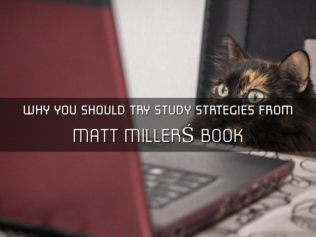 Why you should try Study STRTEGIES from