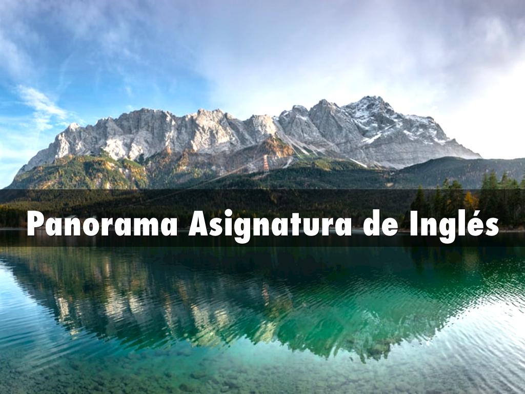 panorama asignatura de Inglés