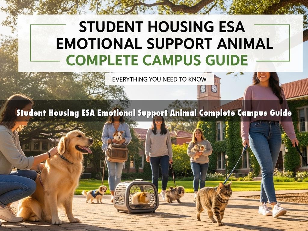 Student Housing ESA Emotional Support Animal Complete Campus Guide