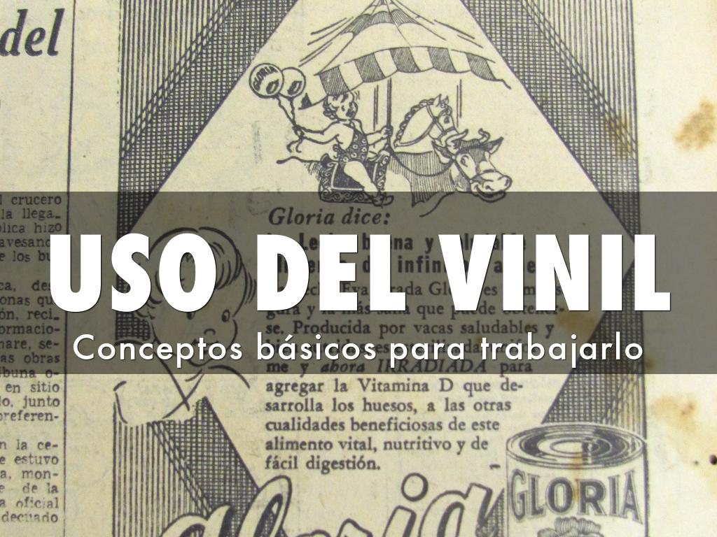 USO DEL VINIL