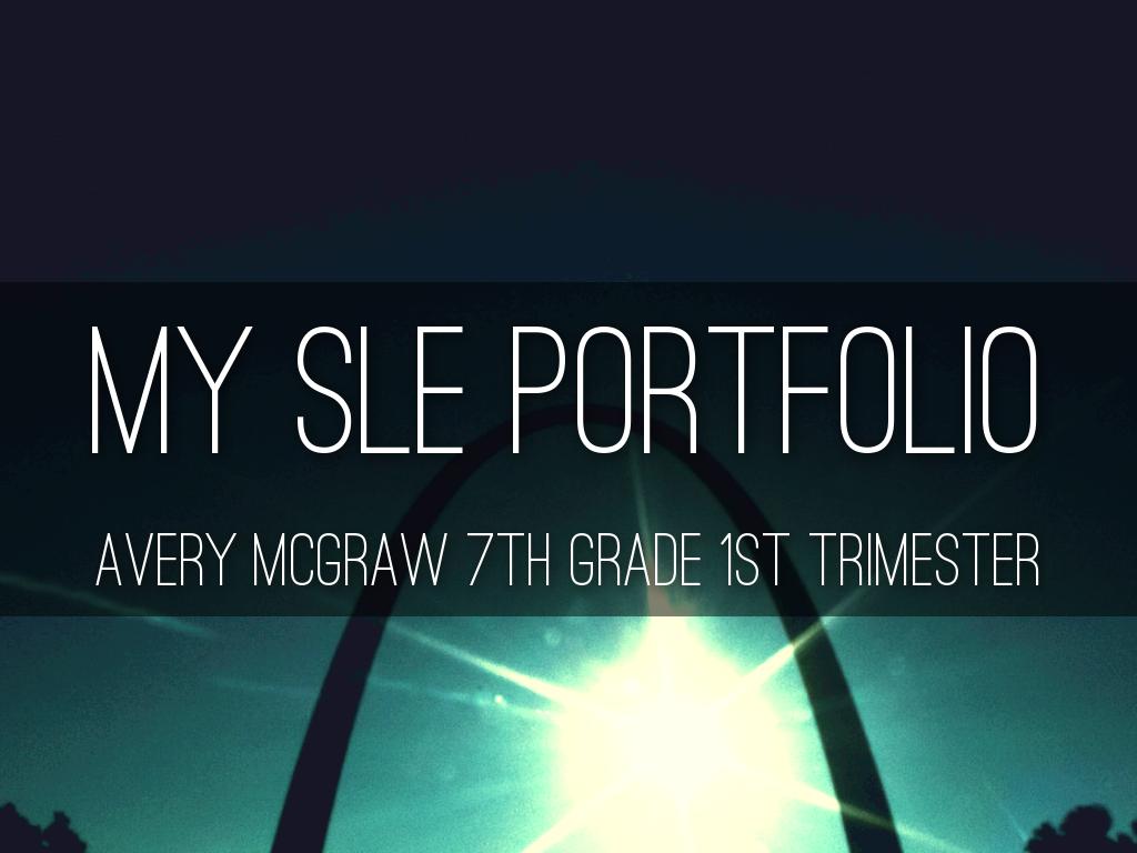 My SLE Portfolio 