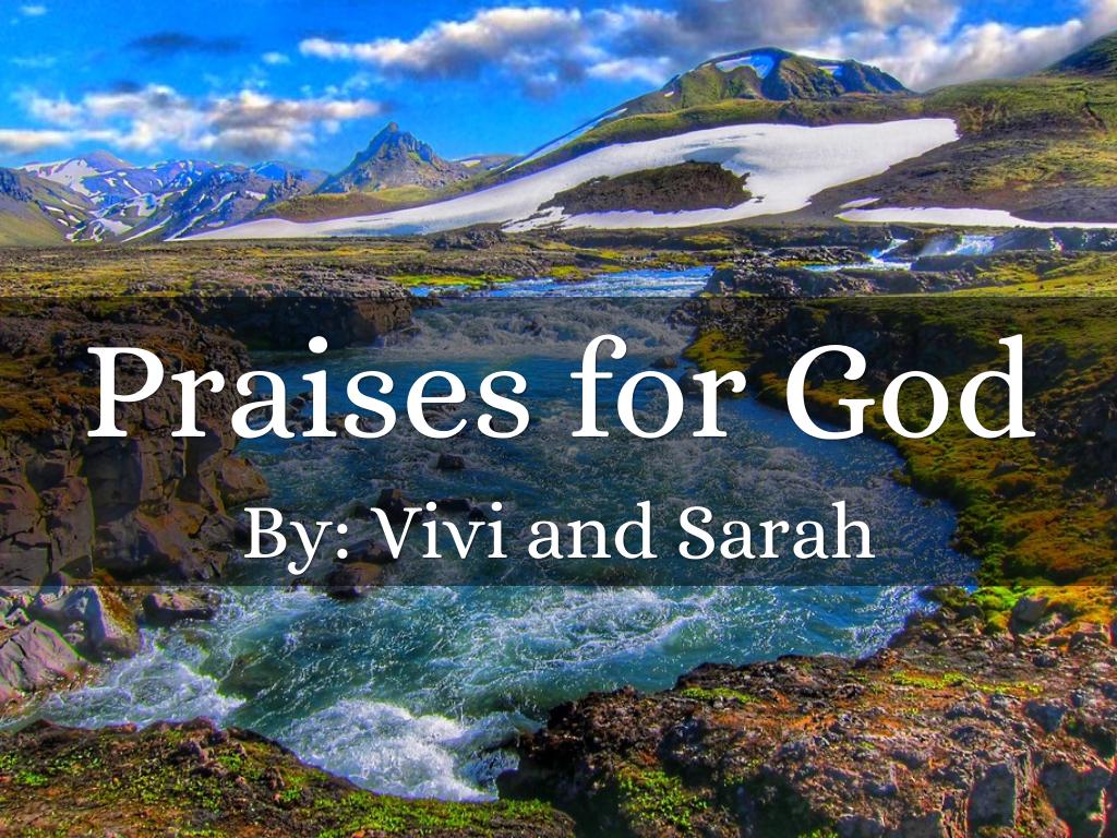 Praises for Creation