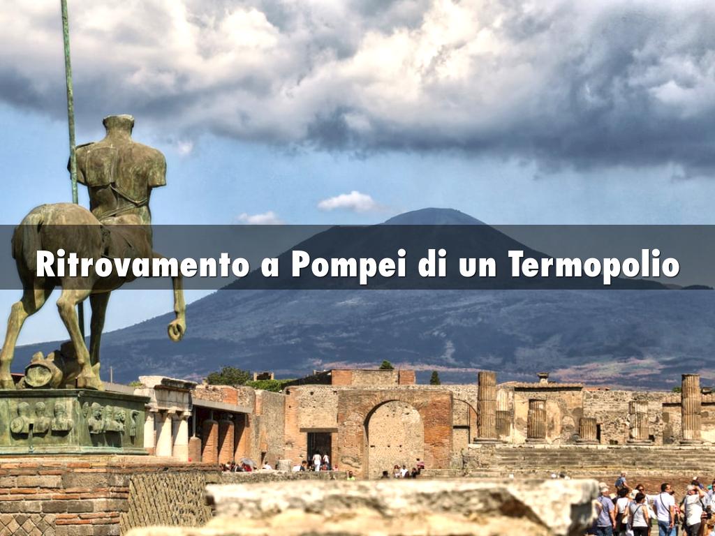Ritrovamento a Pompei di un Termopolio