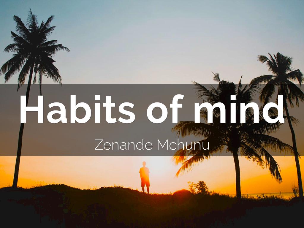 Habits of mind